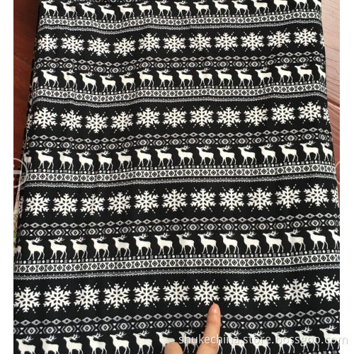 Peach Skin Spandex print Knitting Fabric